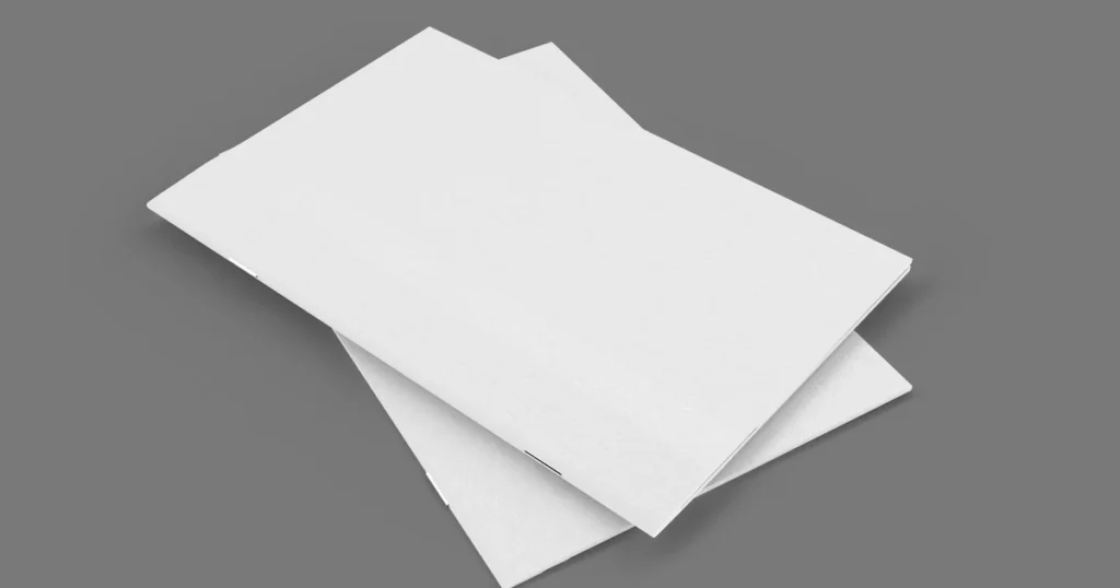 同じ内容の書類が2枚重なっている